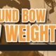 Compound Bow Draw Weight